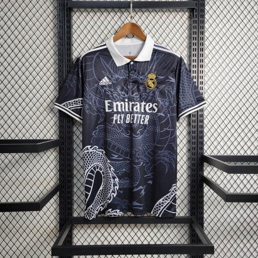 Maillot Real Madrid saison 2023-2024 édition spéciale dragon noir